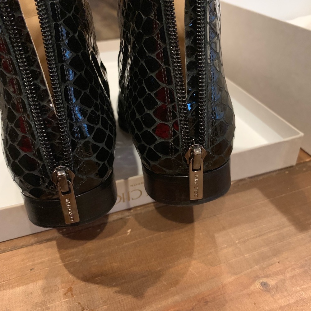 JIMMY CHOO Malice Shinny Patent Embossed Leather - Picture 5 of 8